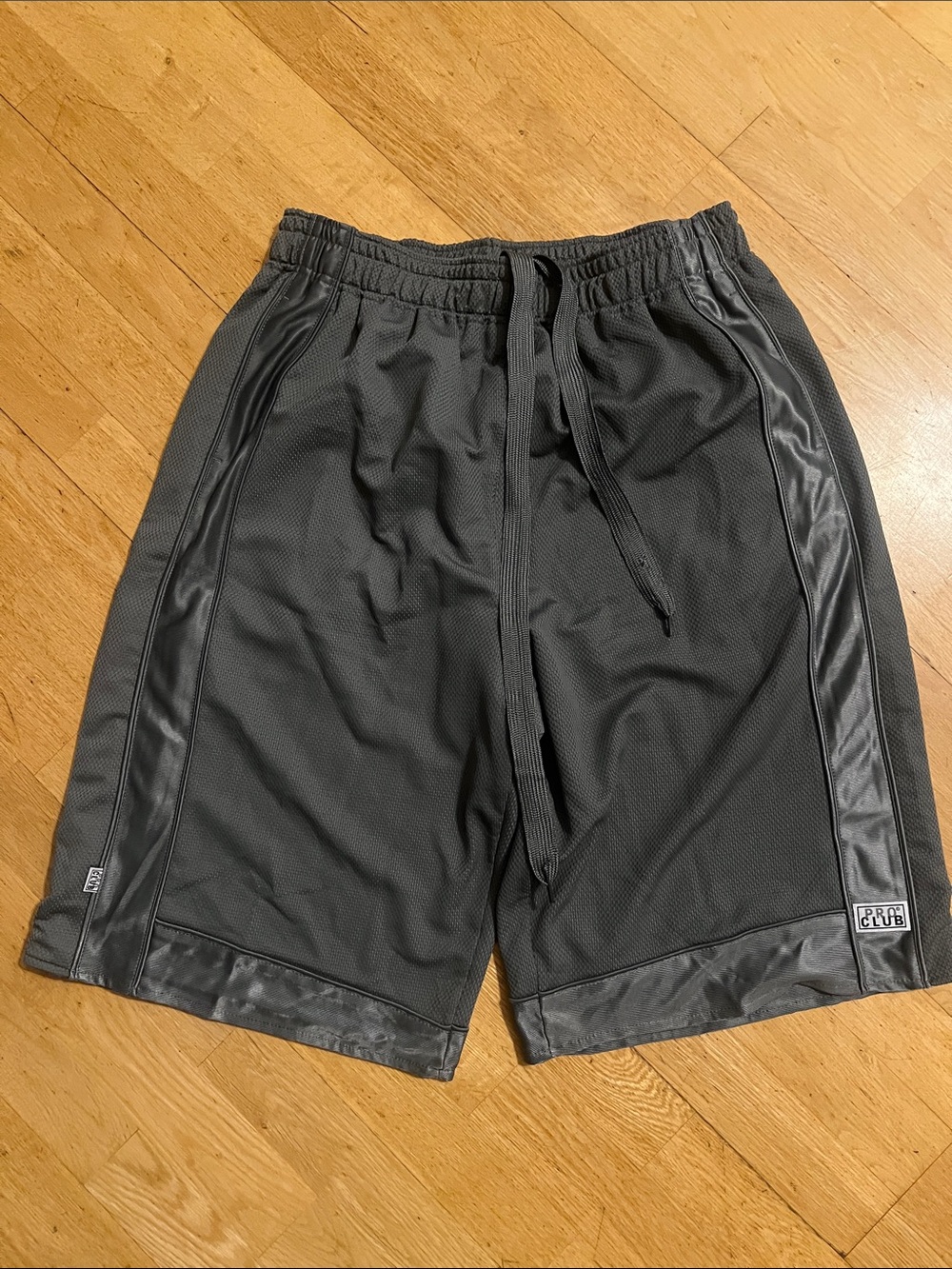 Men's Athletic Mesh Shorts-Gray